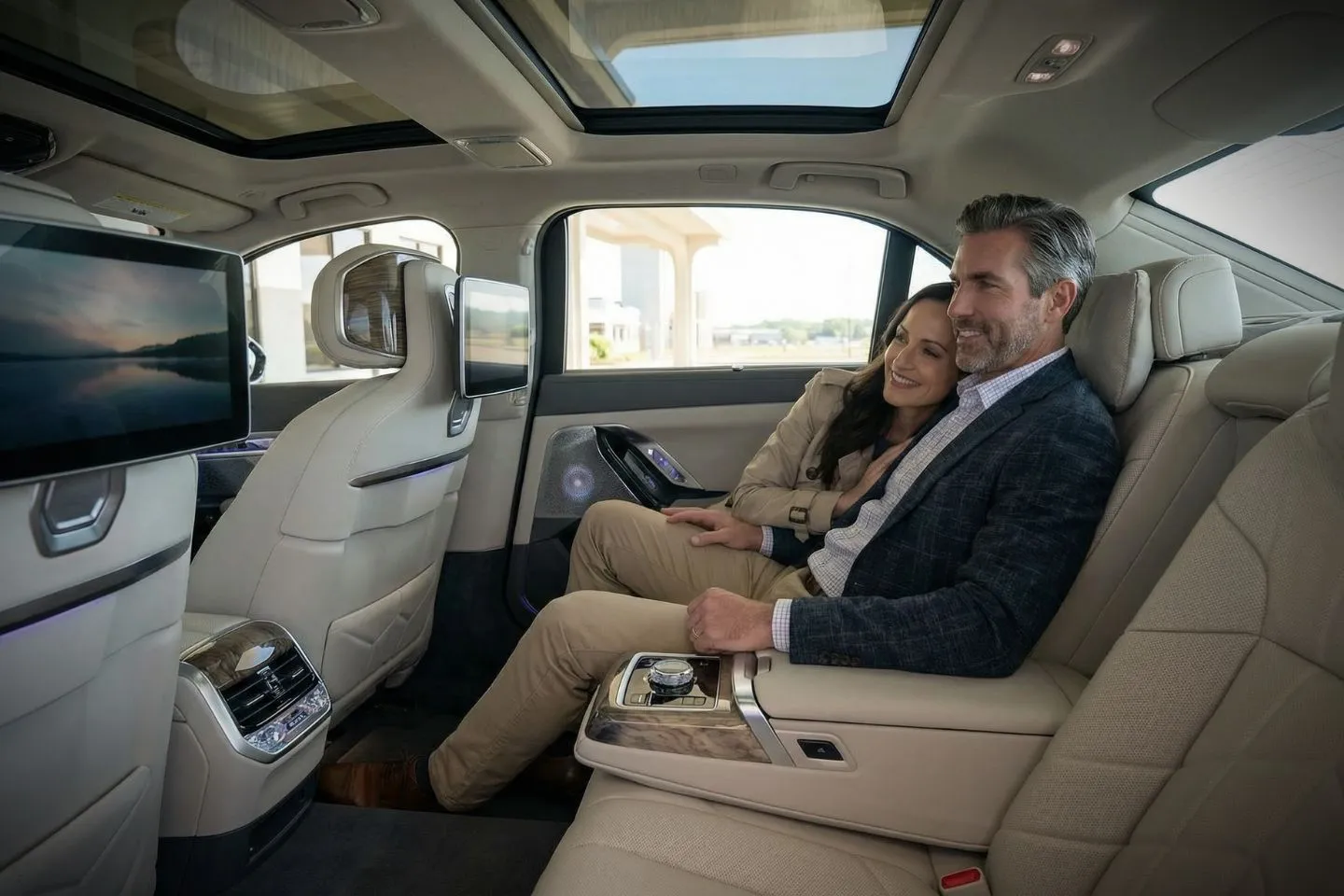 LBE Car Service SUV on I 99 near Altoona Pennsylvania airport transfer