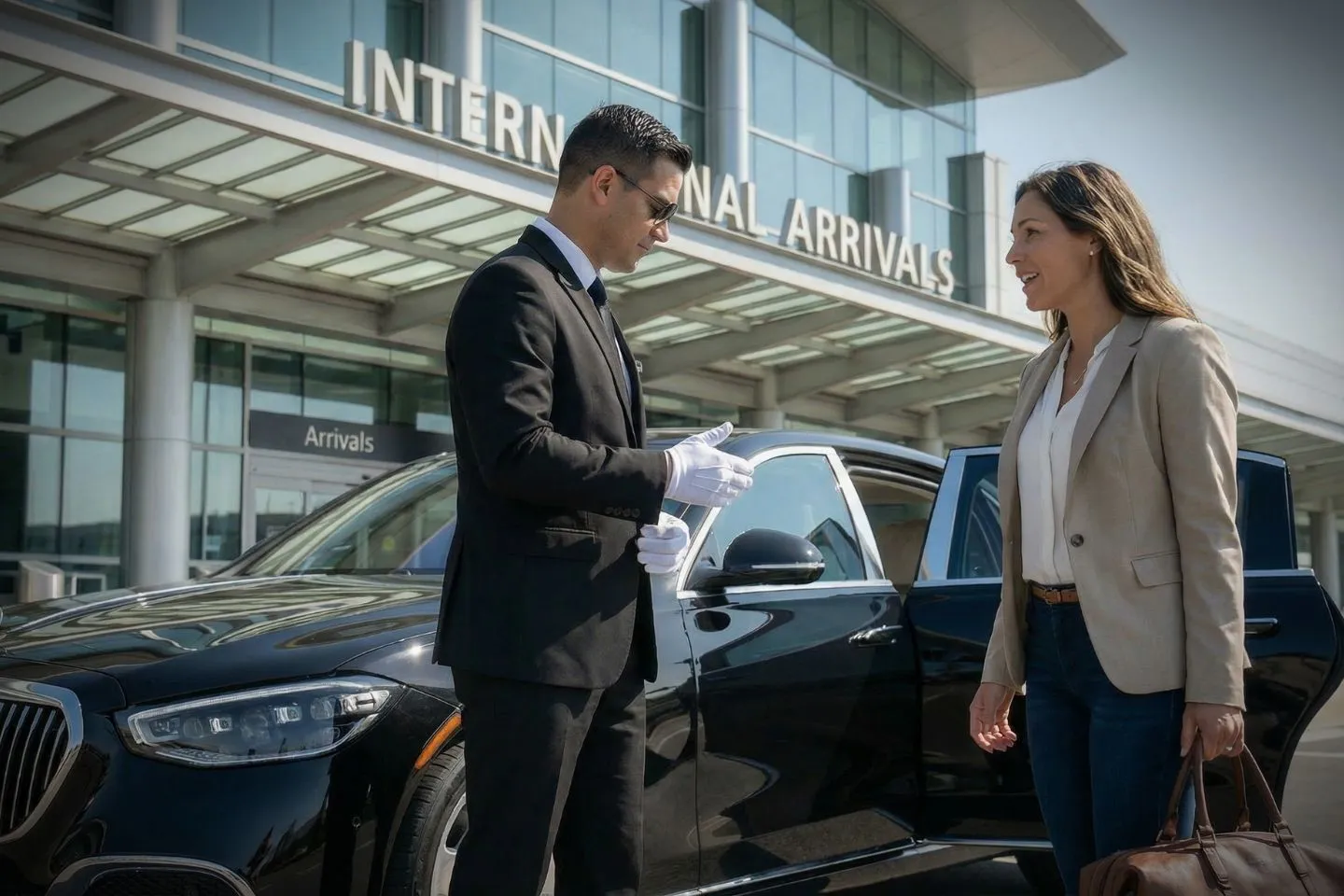 LBE Car Service SUV on Route 8 near Franklin Pennsylvania airport transfer