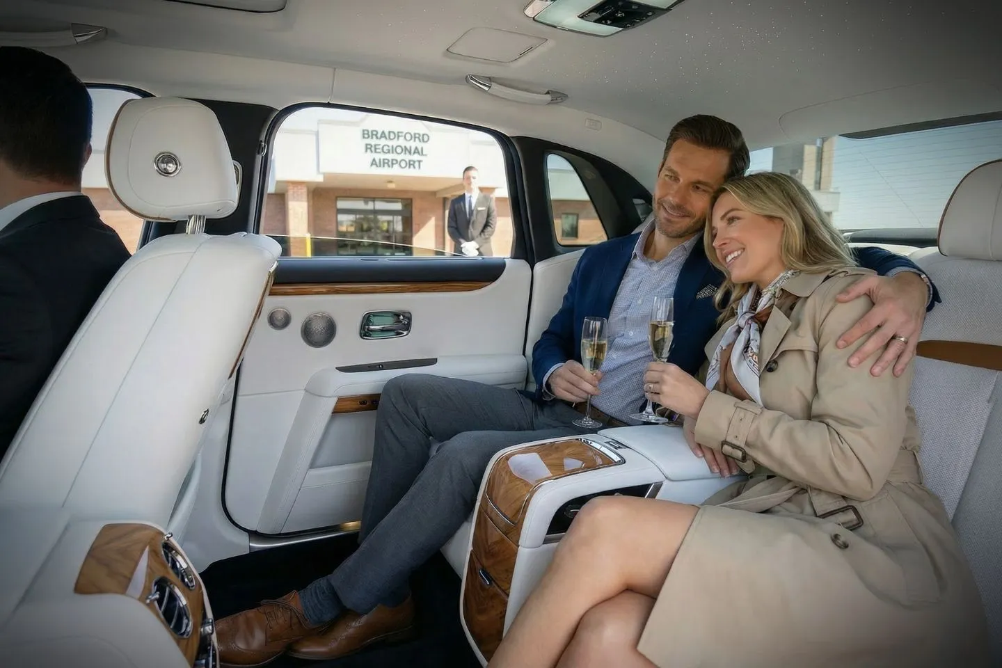 Chauffeur with Bradford Regional (BFD) Car Service in downtown Bradford Pennsylvania business district