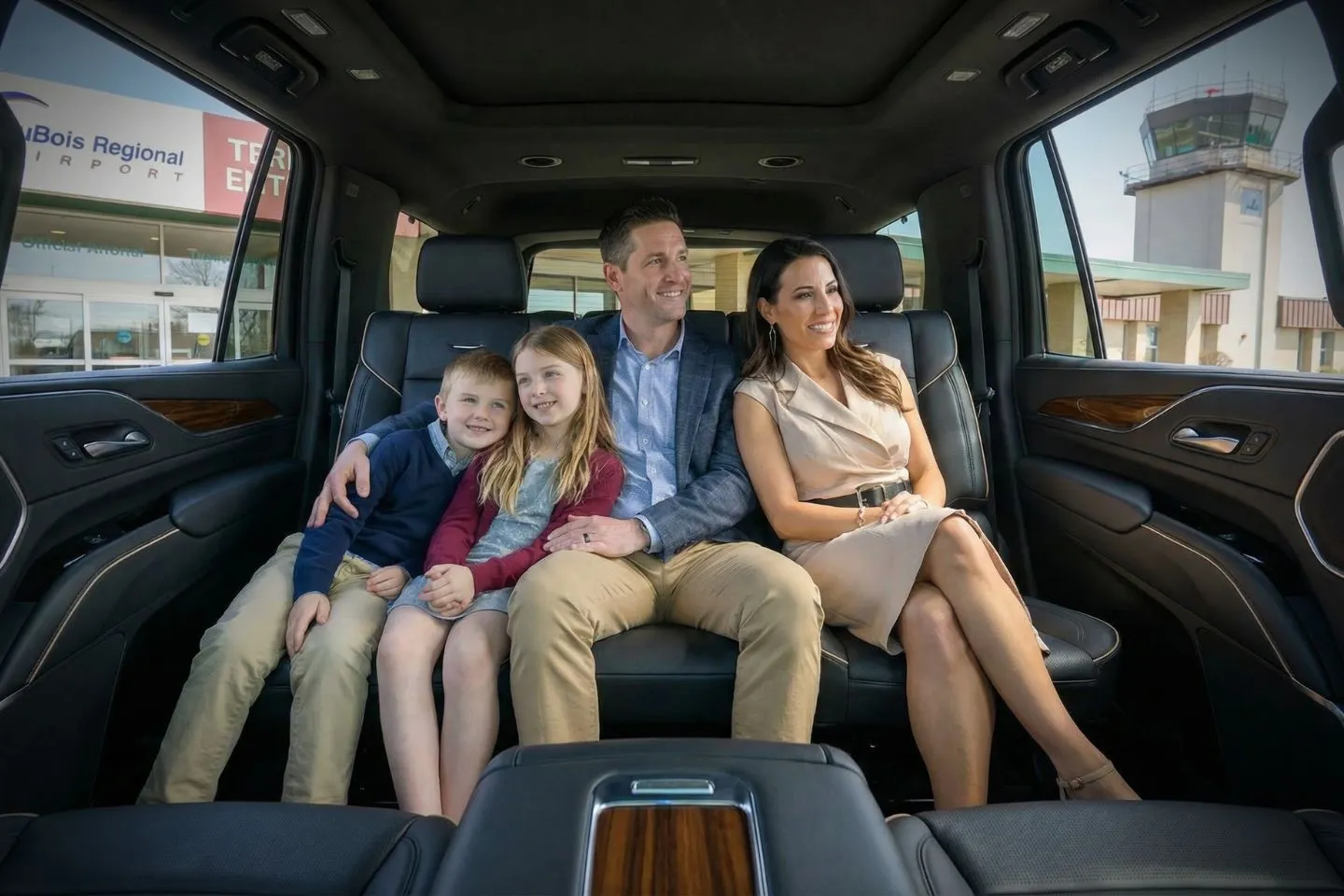 LBE Car Service SUV on I 80 near DuBois Pennsylvania airport transfer