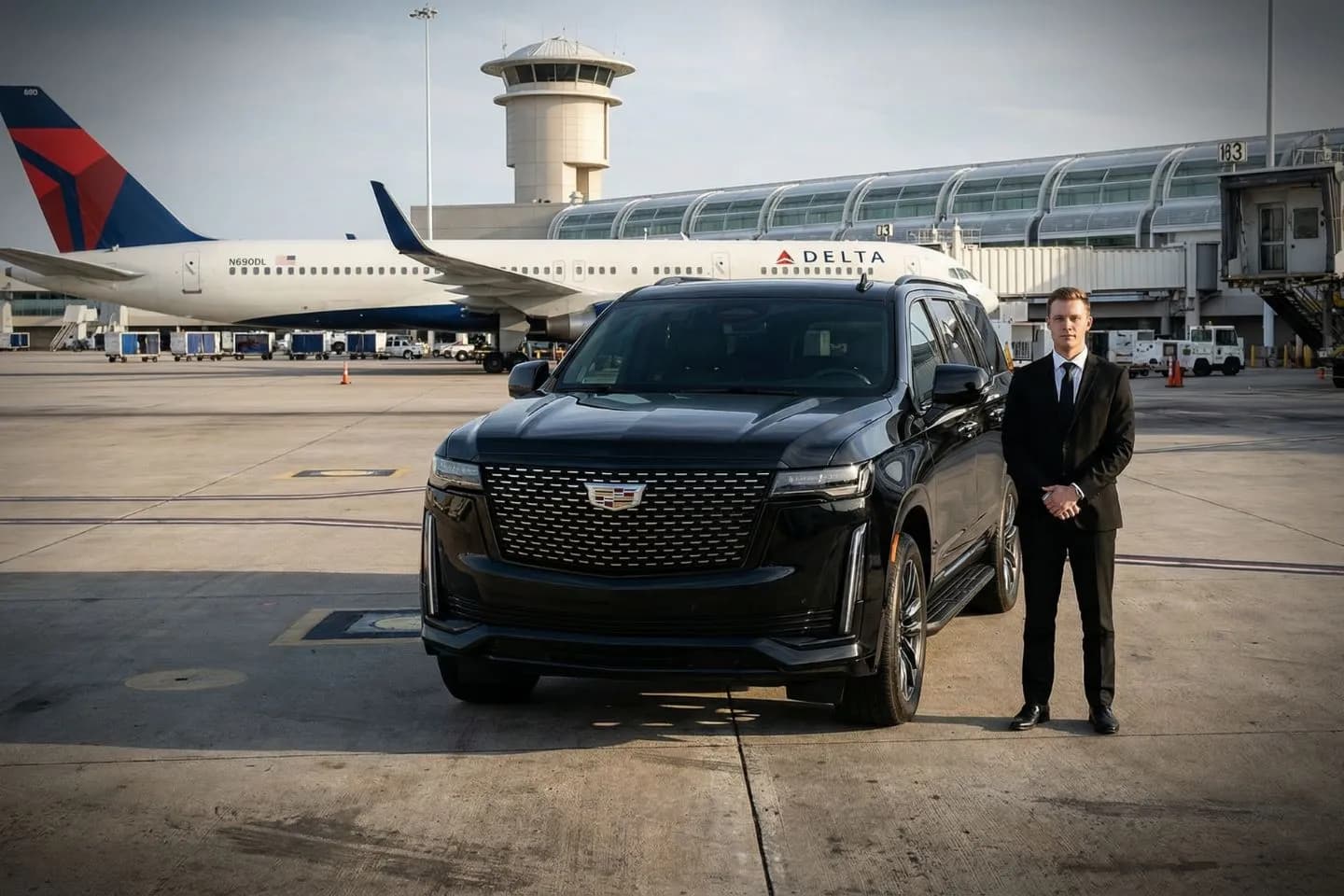 Executive vehicle for Orlando International (MCO) Car Service near theme parks Orlando Florida