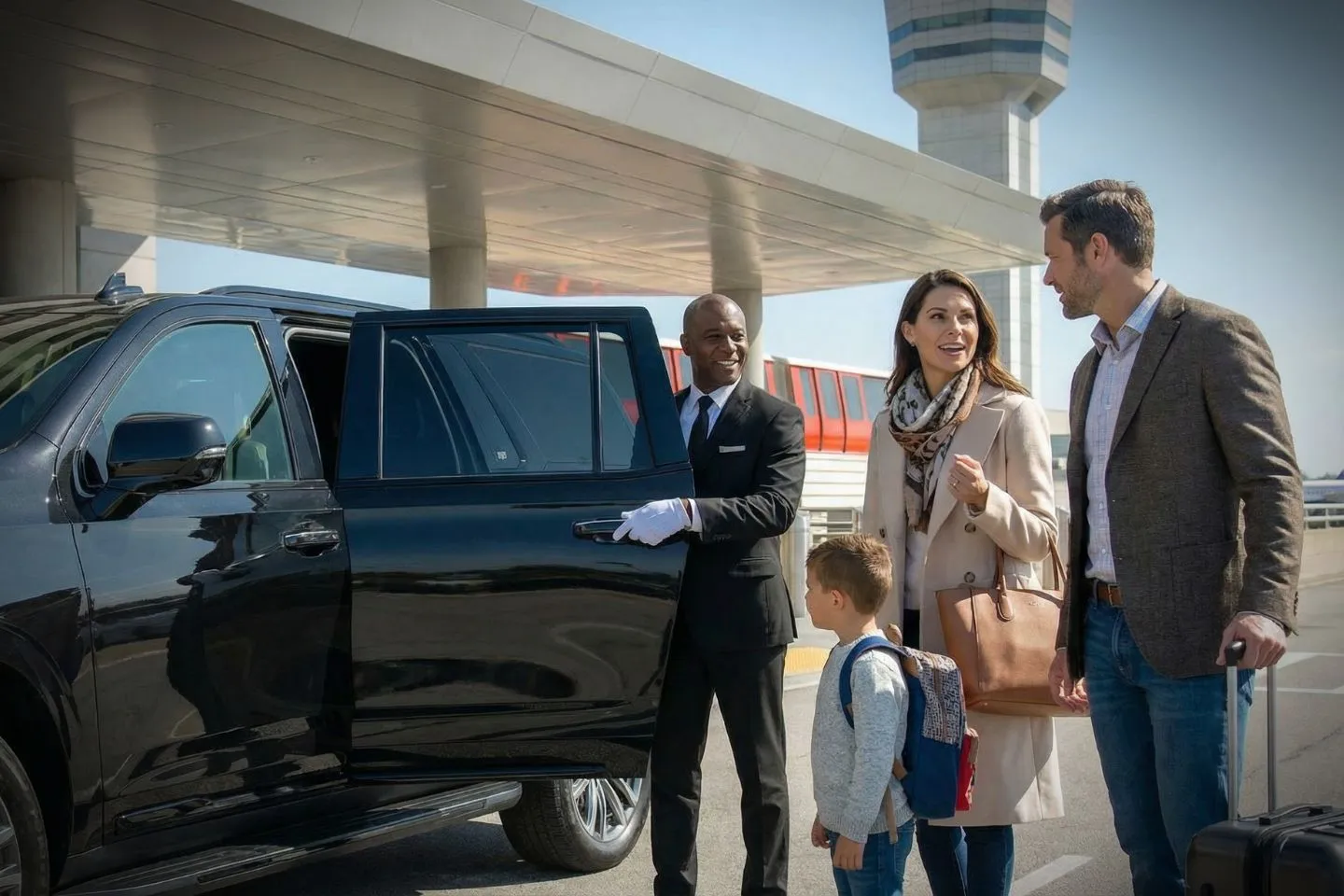 LBE Car Service SUV on I 275 near Tampa Florida airport transfer