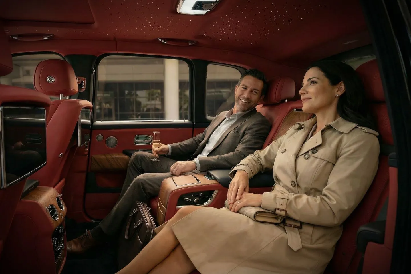 LBE Car Service SUV on I 95 near Palm Beach Florida airport transfer