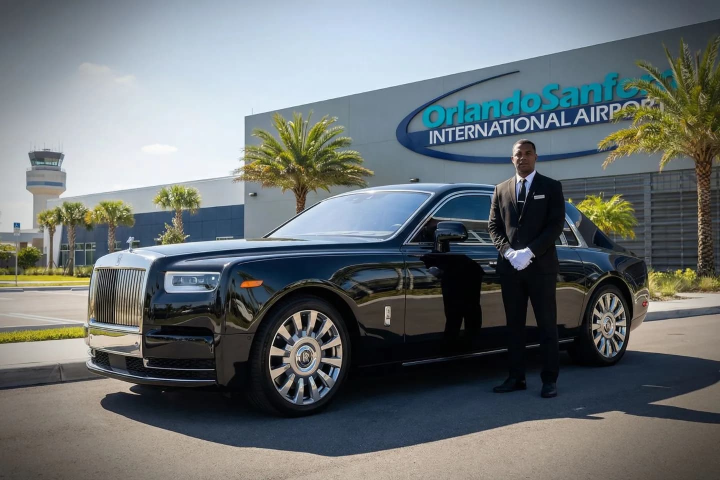 Executive vehicle for Orlando Sanford International (SFB) Car Service near Lake Monroe Florida