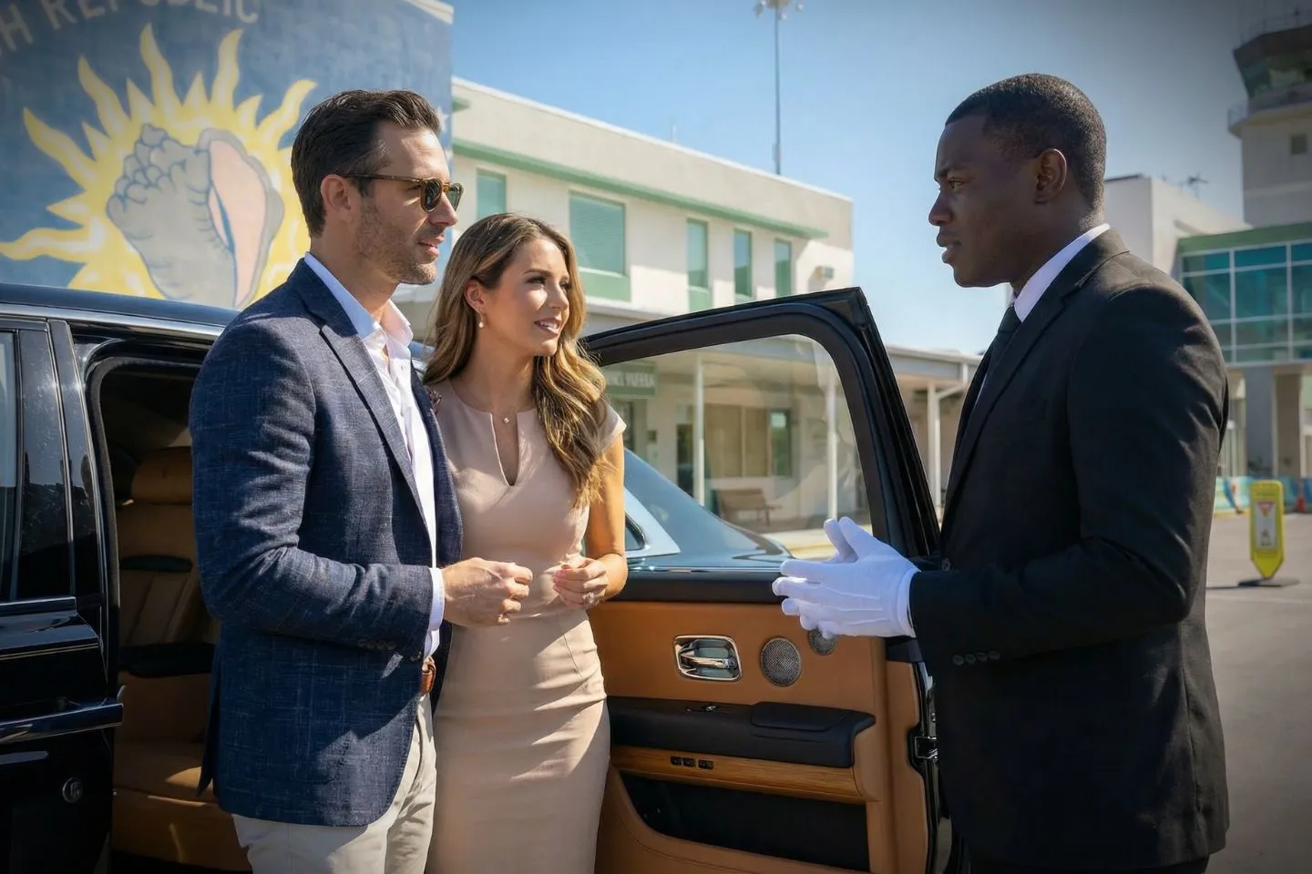 LBE Car Service SUV on US 1 Overseas Highway near Key West Florida airport transfer