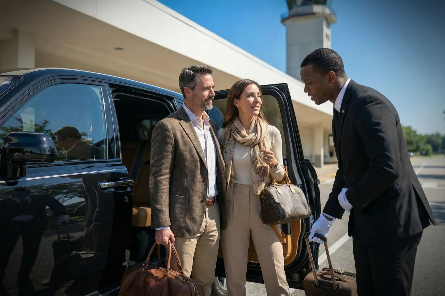 LBE Car Service SUV on I 75 near Gainesville Florida airport transfer