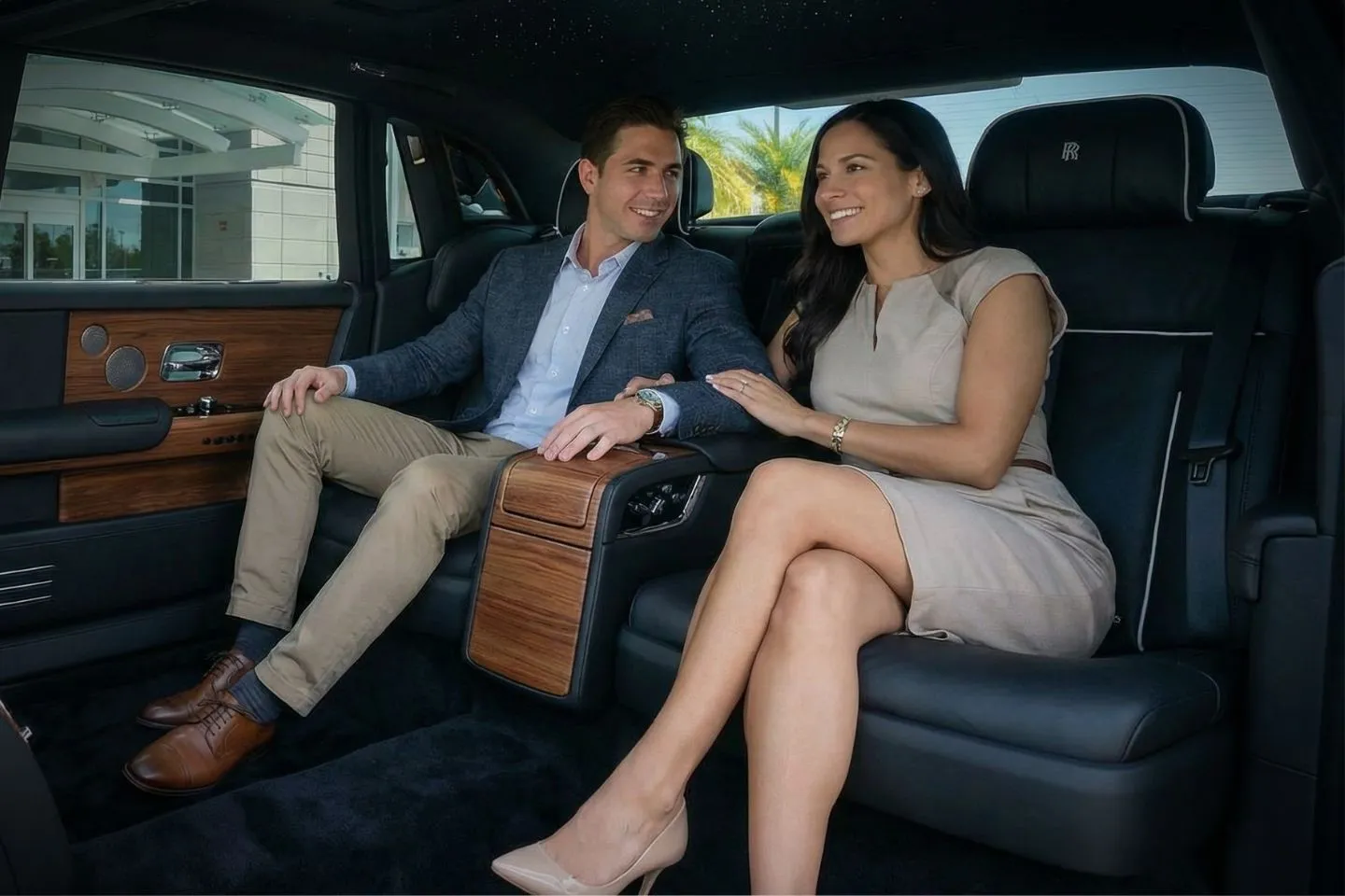 Chauffeur with Orlando Executive (ORL) Car Service in downtown Orlando business district