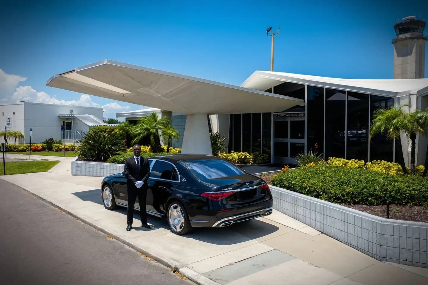 Peter O. Knight (TPF) Car Service luxury sedan near Tampa airport terminal Florida FL