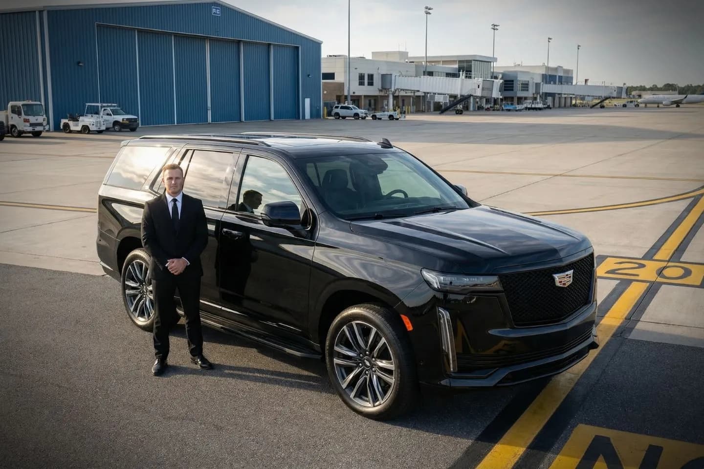 Executive vehicle for Herlong Recreational (HEG) Car Service near Jacksonville business district