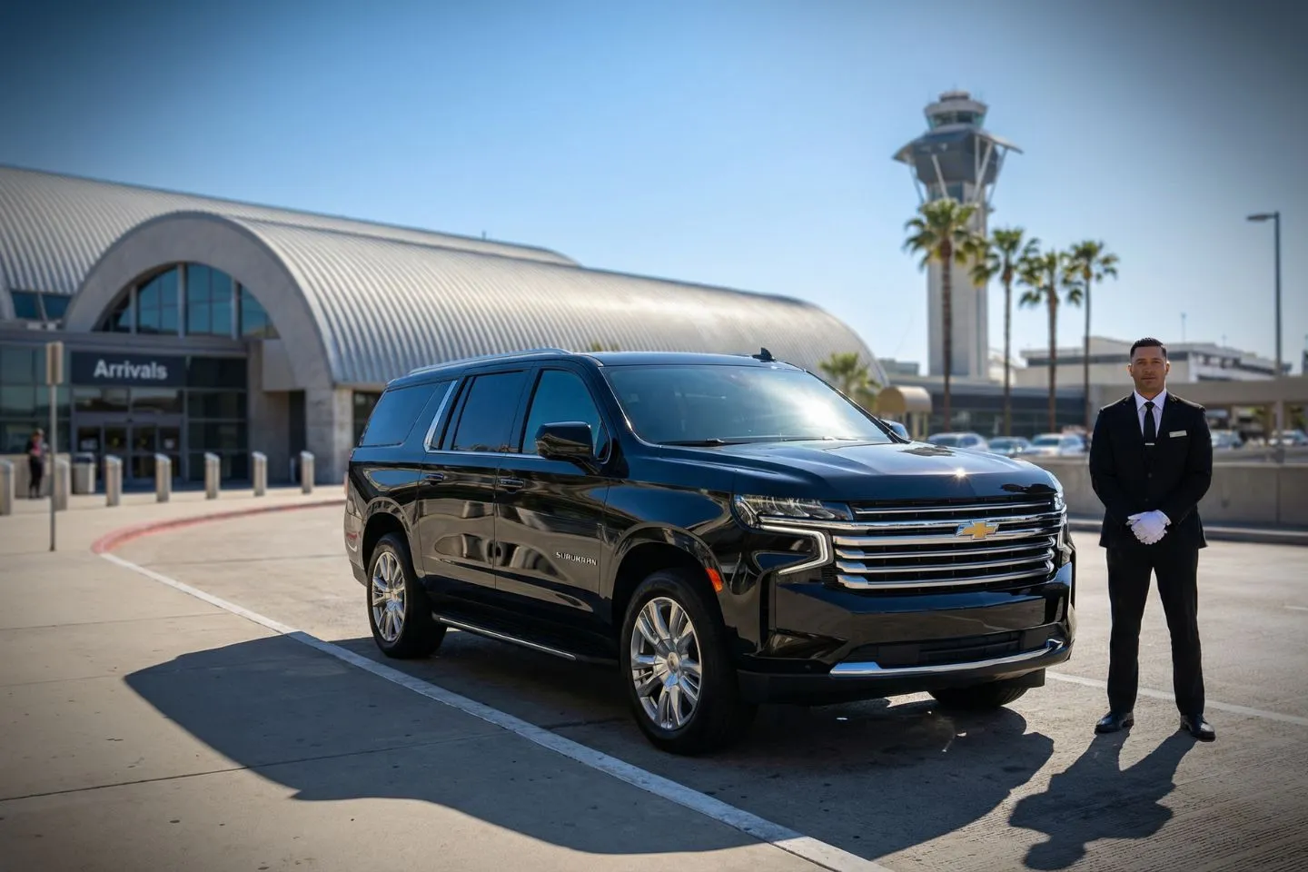 Mercedes Benz S Class offering John Wayne SNA airport transportation to Disneyland and Anaheim
