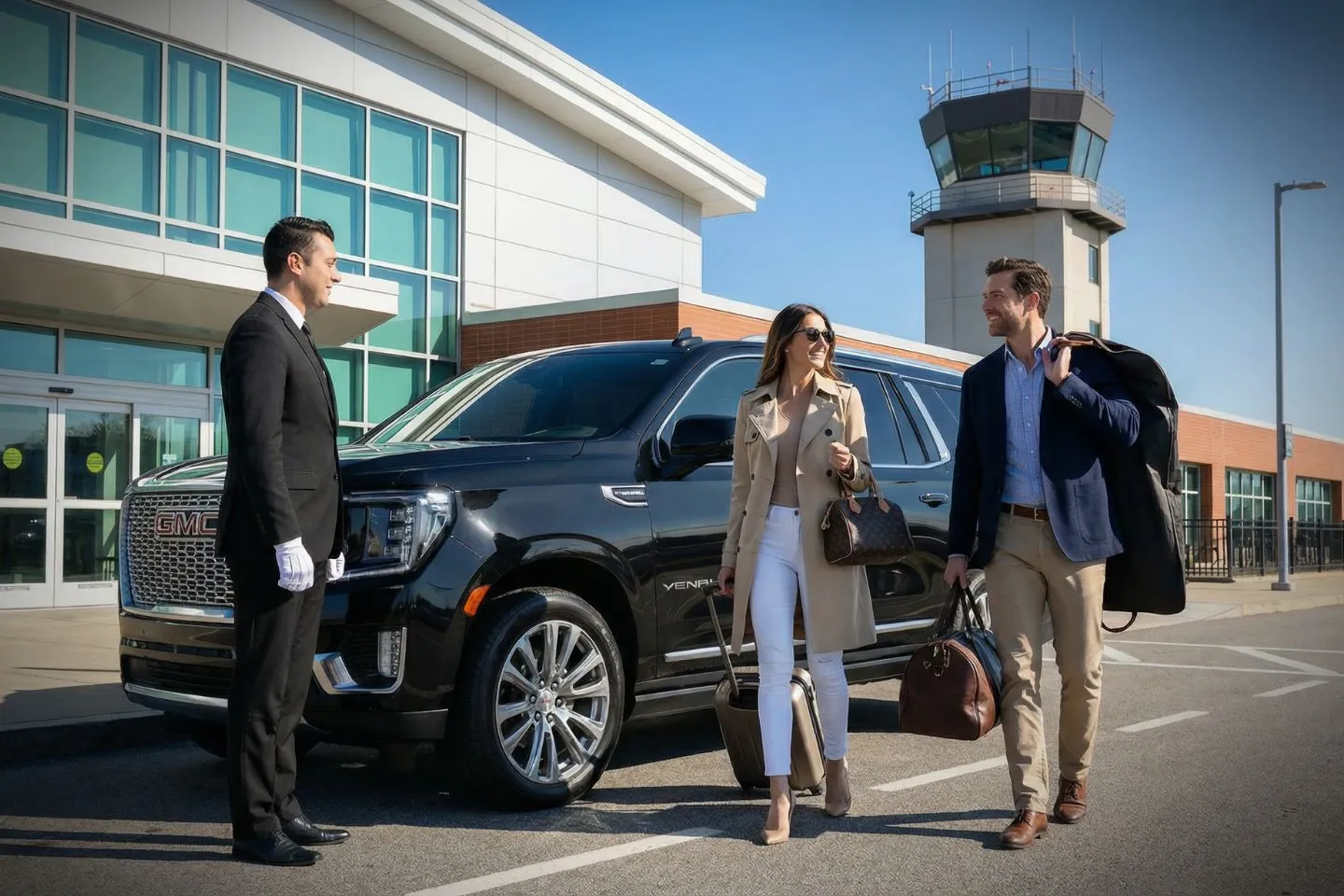 Premium Cadillac Escalade providing Hyannis HYA airport car service to Chatham and the Wequassett Resort
