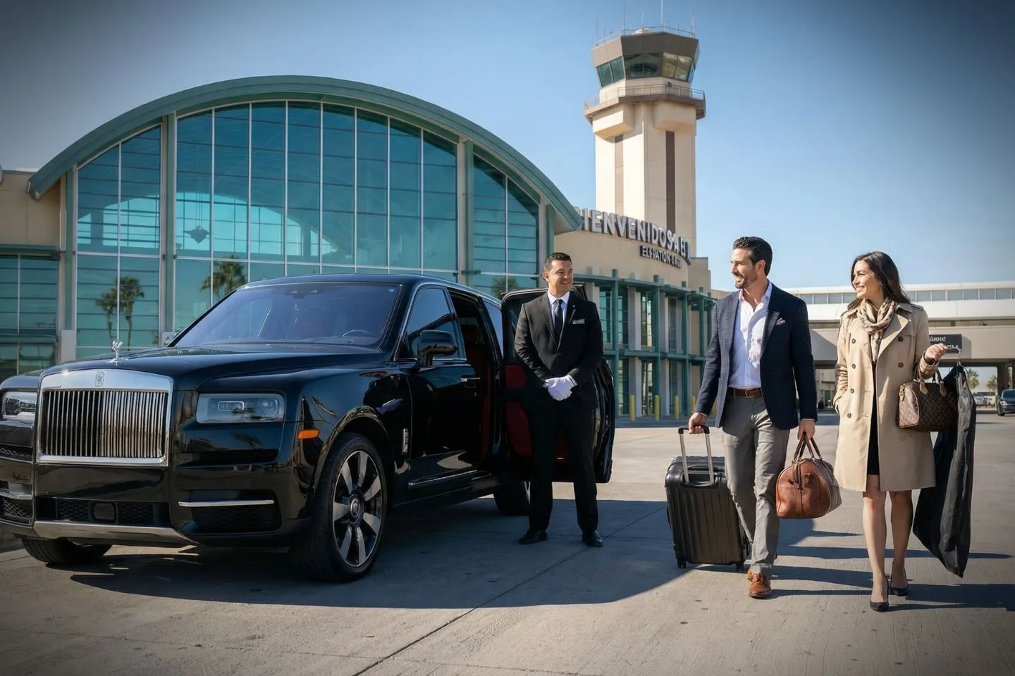 Premium SUV ready for ELP airport pickup and transfer service