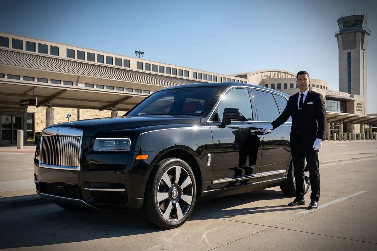 Premium SUV ready for GRK airport pickup and drop off service