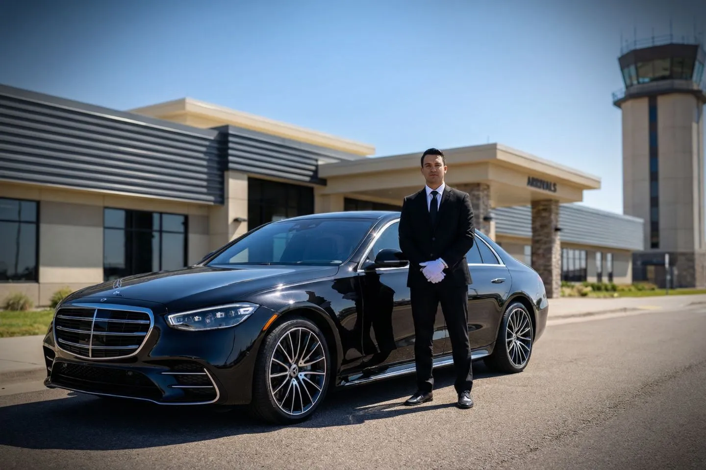 Premium SUV ready for AMA airport pickup and transfer service