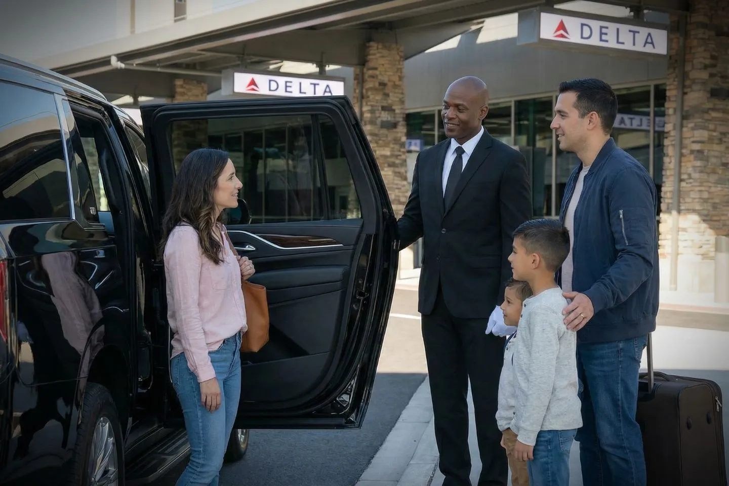 Premium Cadillac Escalade providing Reno Tahoe RNO airport car service to South Lake Tahoe and Heavenly