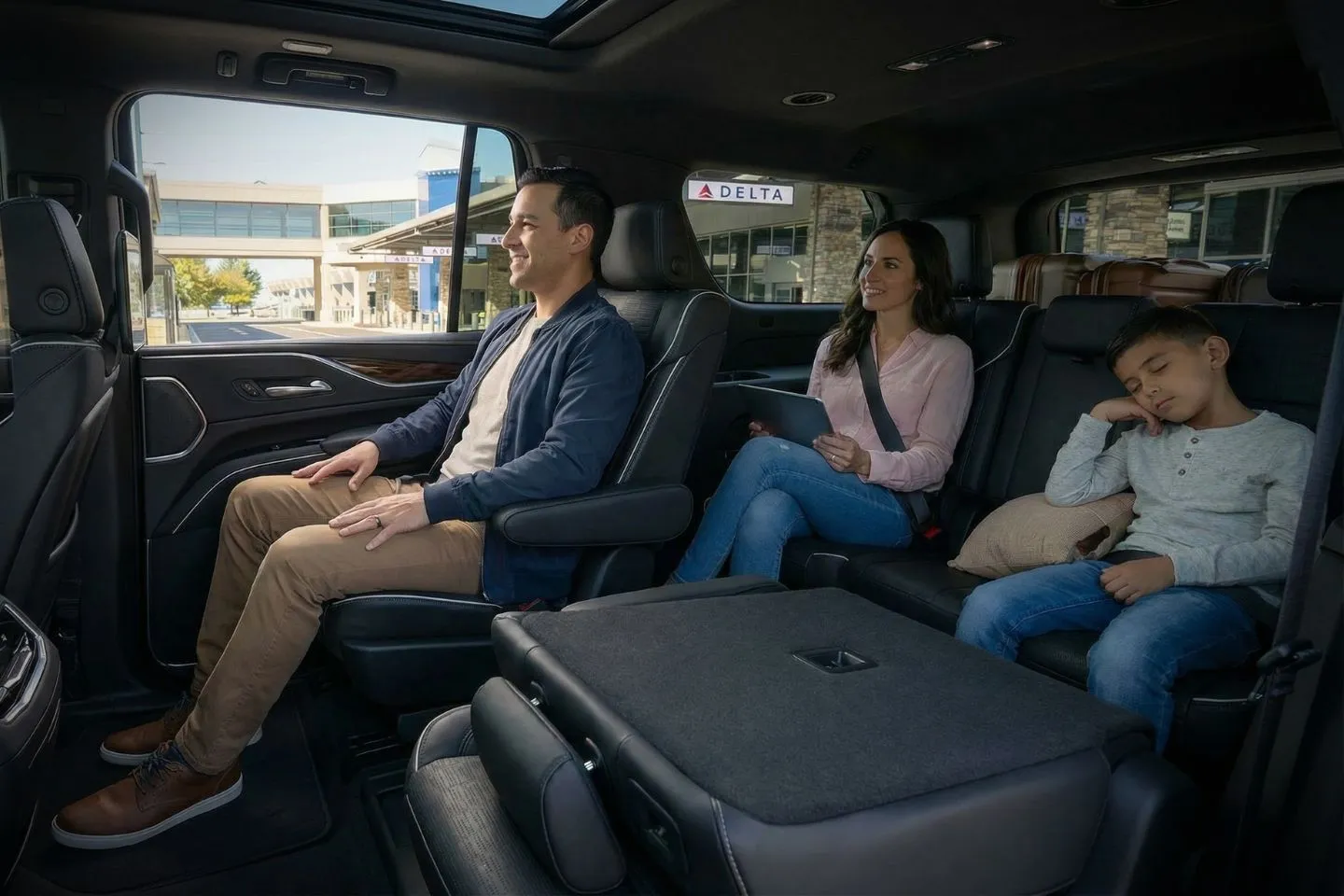 Mercedes Benz S Class offering Reno Tahoe RNO airport transportation to downtown Reno and the Peppermill Resort