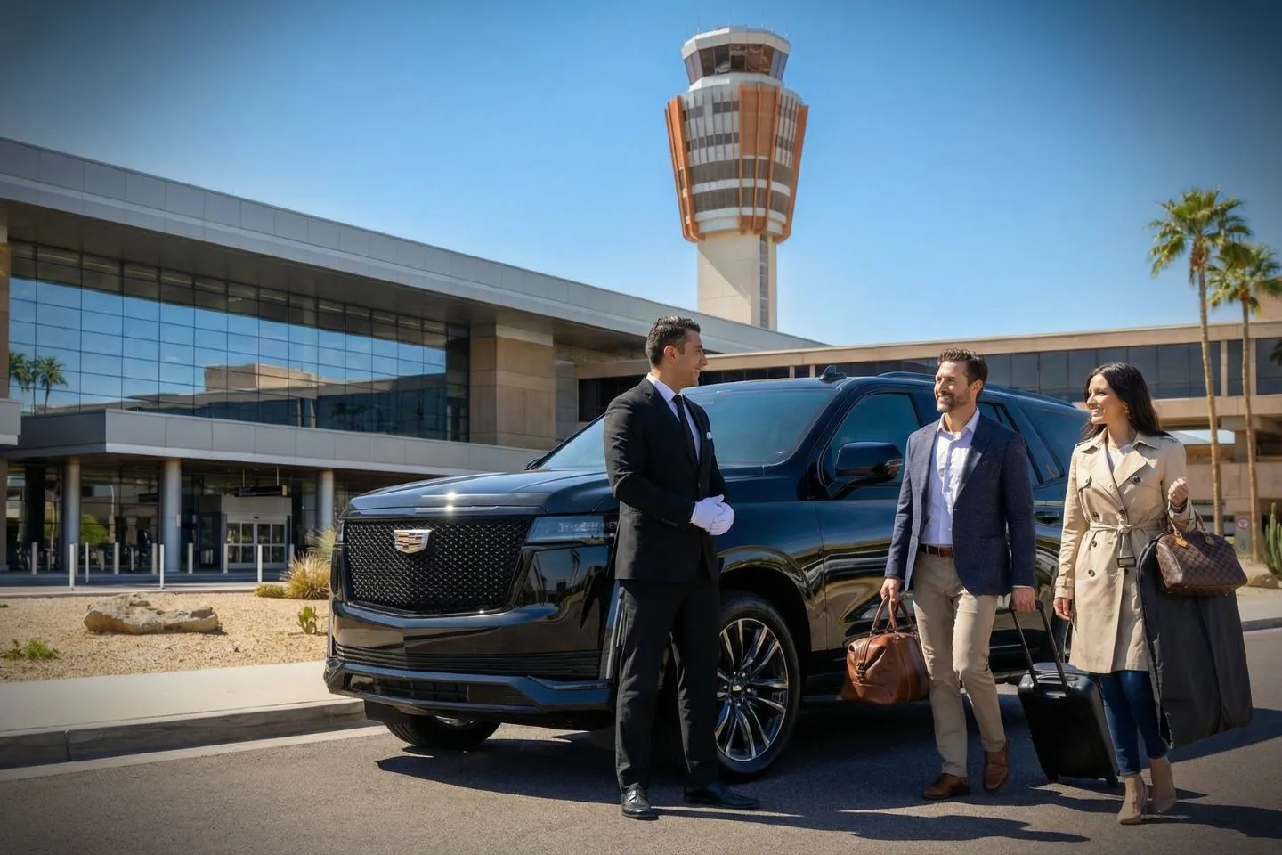 Sprinter van for group transfers from Phoenix Sky Harbor to Scottsdale resorts