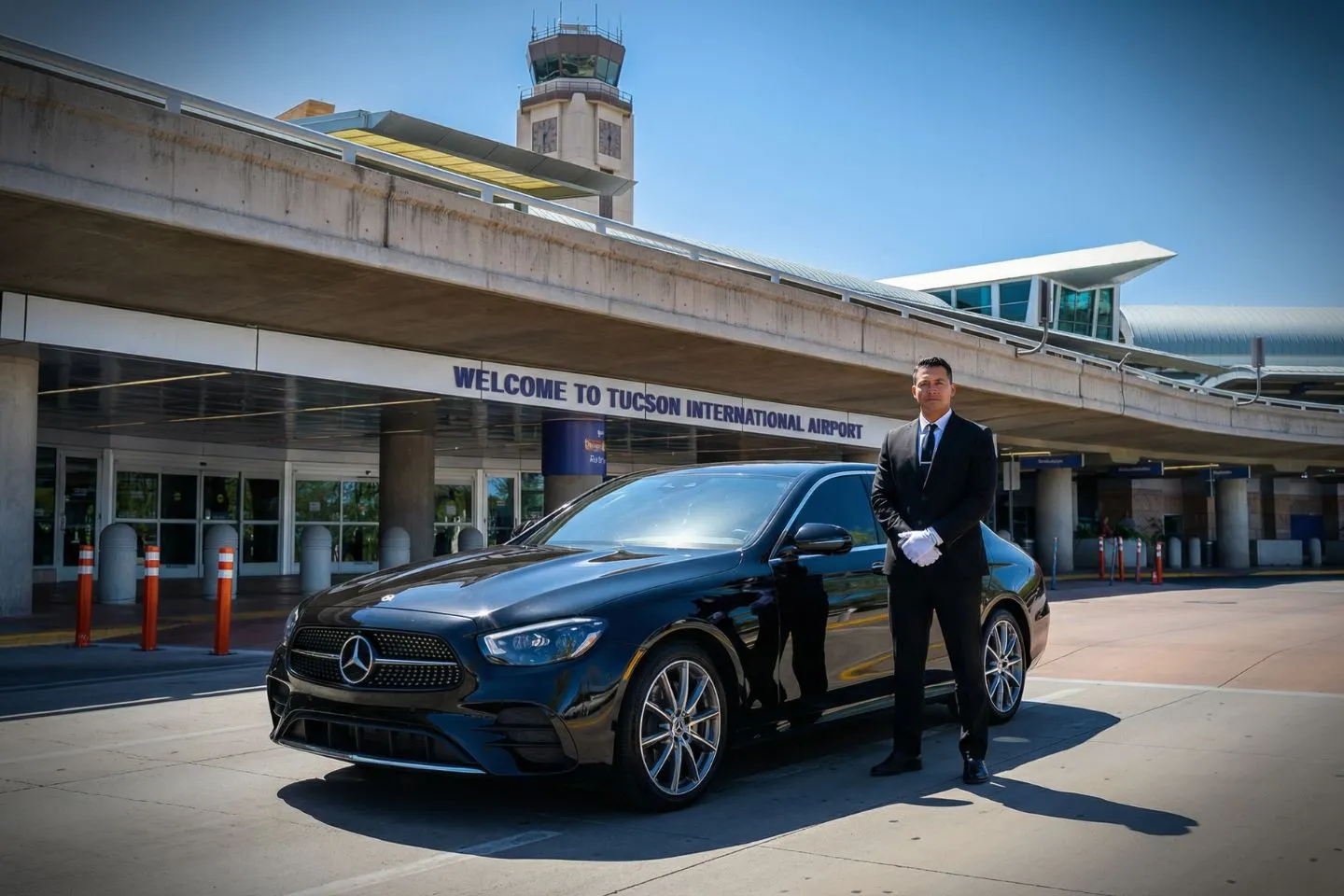 Premium SUV ready for TUS airport pickup near downtown Tucson Arizona