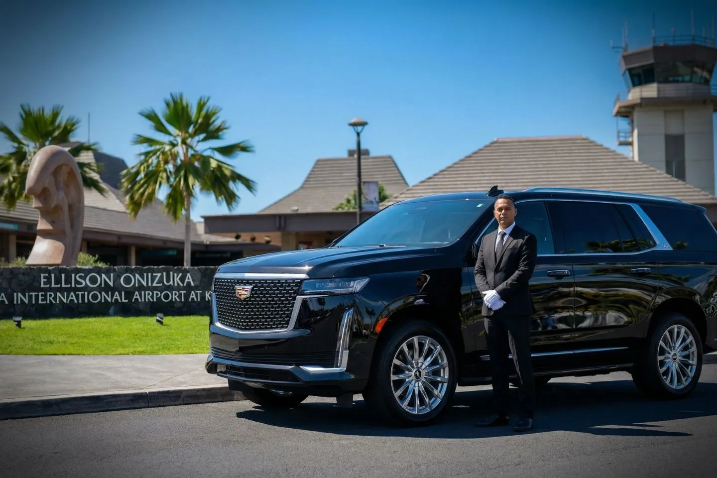 Premium SUV ready for KOA airport pickup near Waikoloa resort area