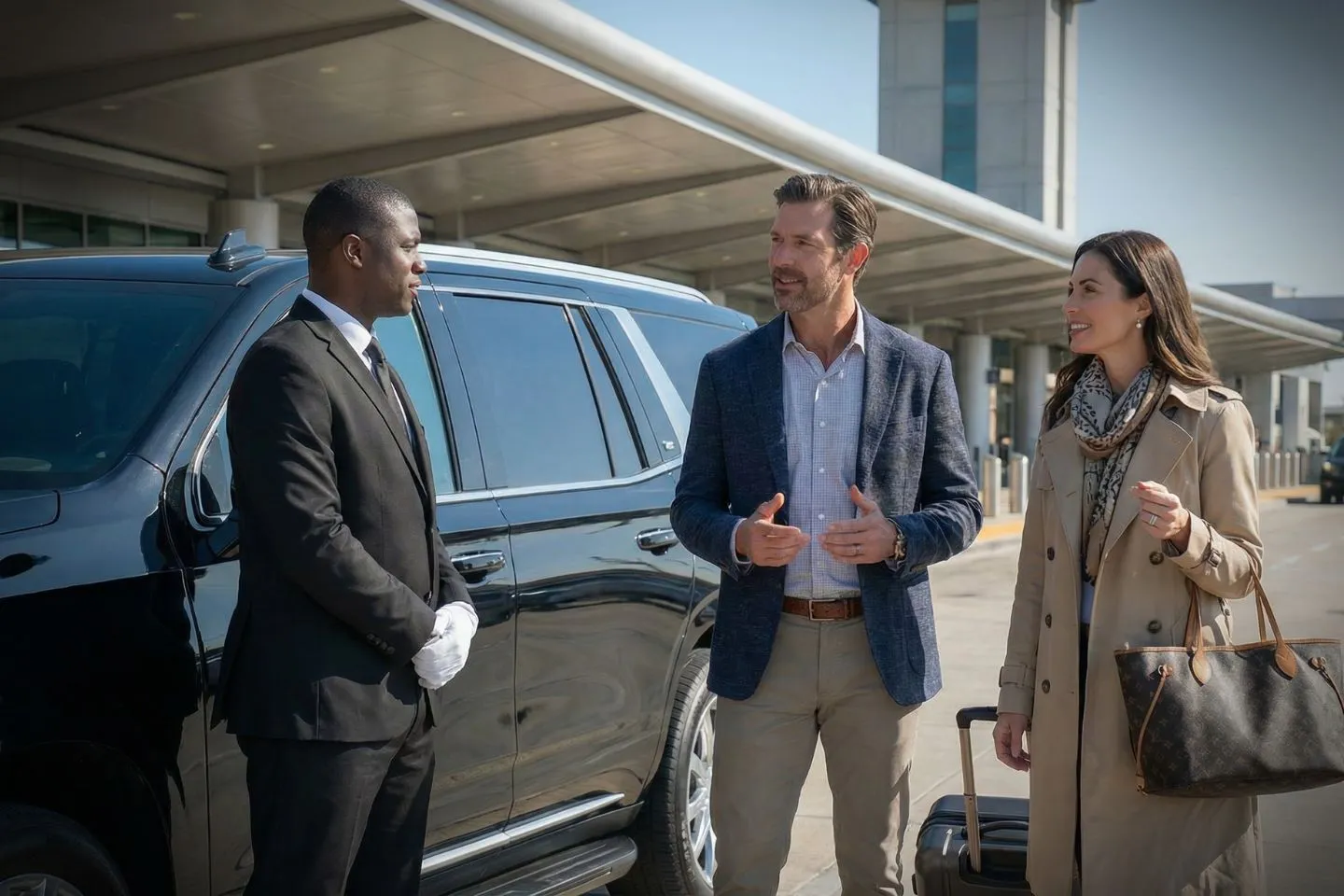 Premium Cadillac Escalade providing Indianapolis Executive TYQ airport car service to Carmel Zionsville and Westfield