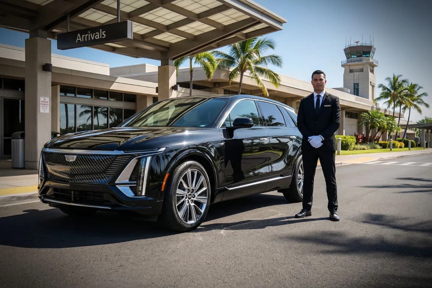 Premium SUV ready for LIH airport pickup near Poipu Beach resort area