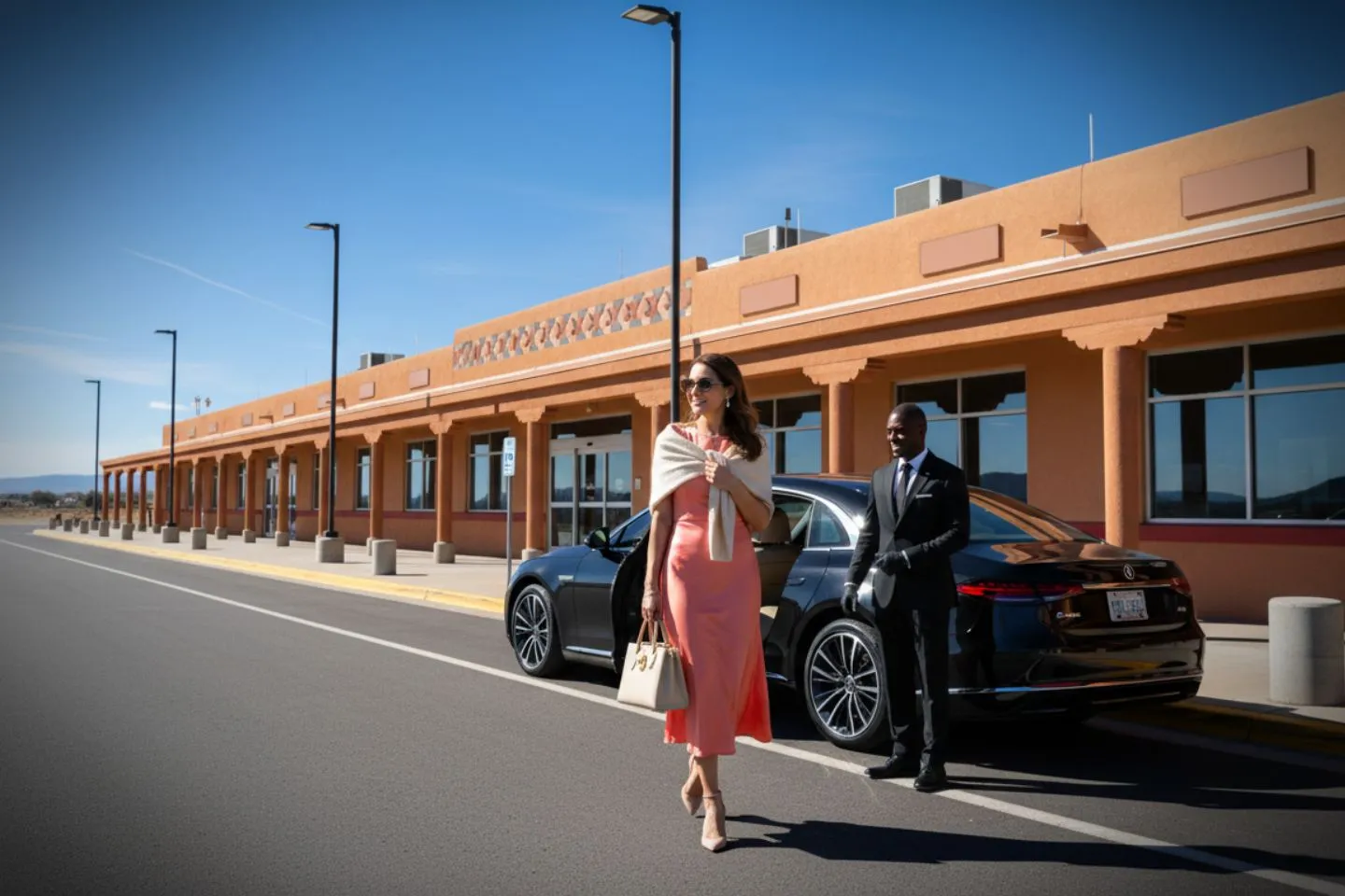Private chauffeur-driven airport transfer service available at Durango La Plata County Airport (DRO).
