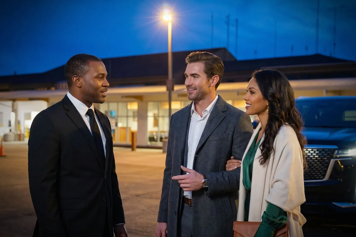 Mercedes Benz S Class offering ACV airport transportation to Cal Poly Humboldt and downtown Eureka California