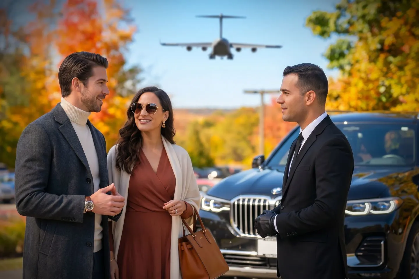 Sprinter van for group transfers from Hanscom Field to downtown Boston and Cambridge