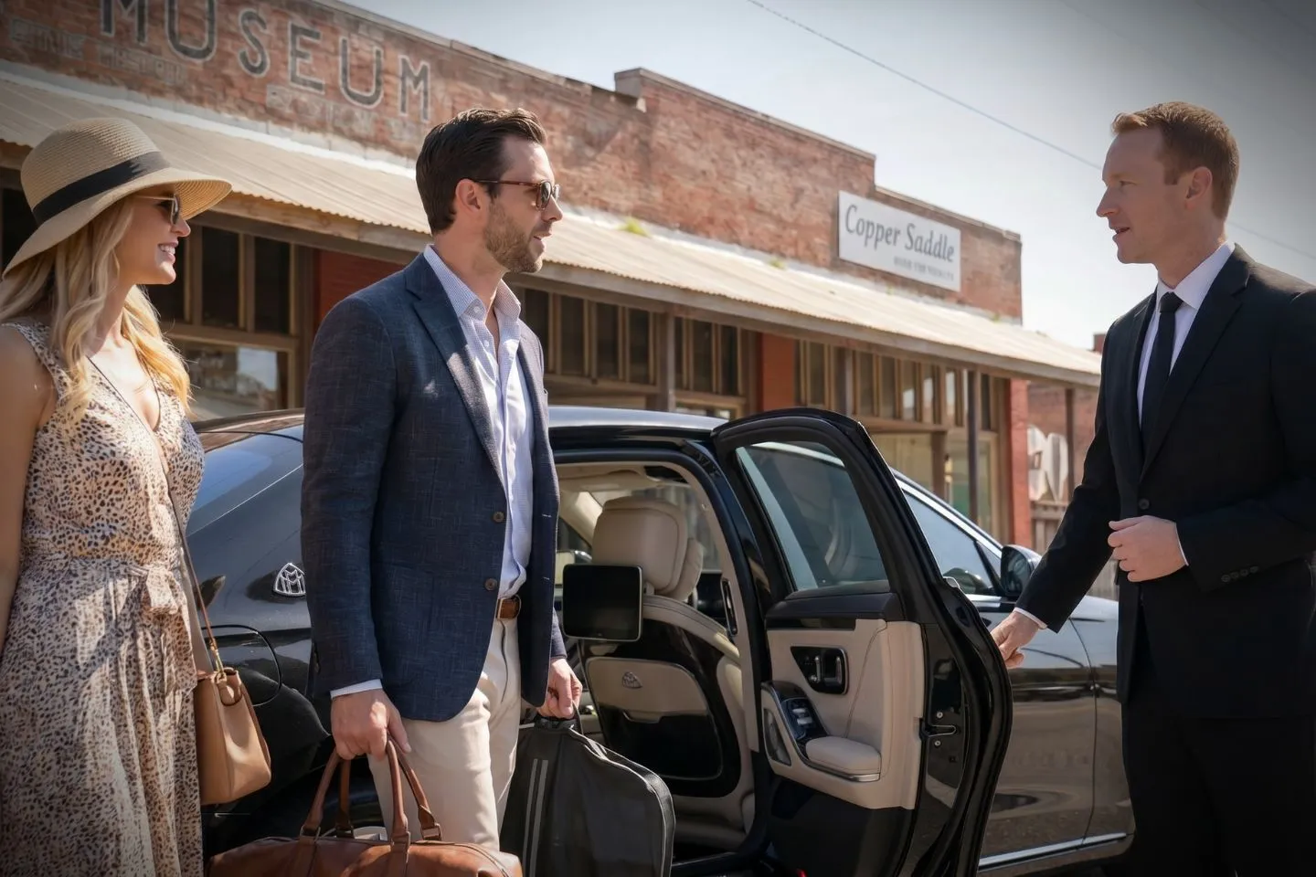 Comfortable airport transportation service in Baker, FL with a luxury vehicle and experienced driver.