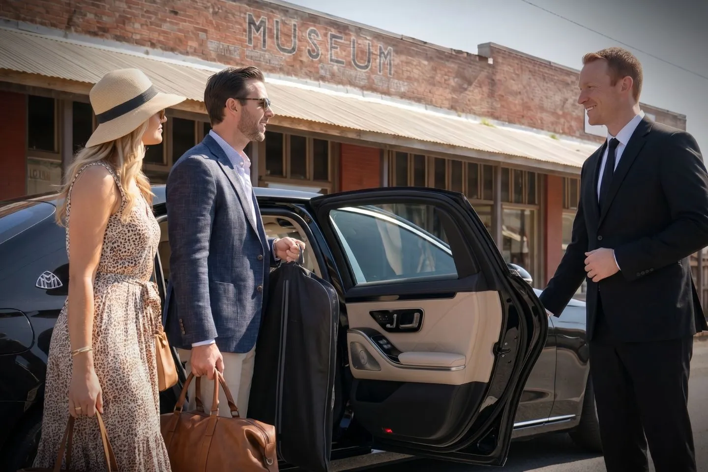 Elegant black car available for corporate travel, special events, and private rides in Baker, FL.