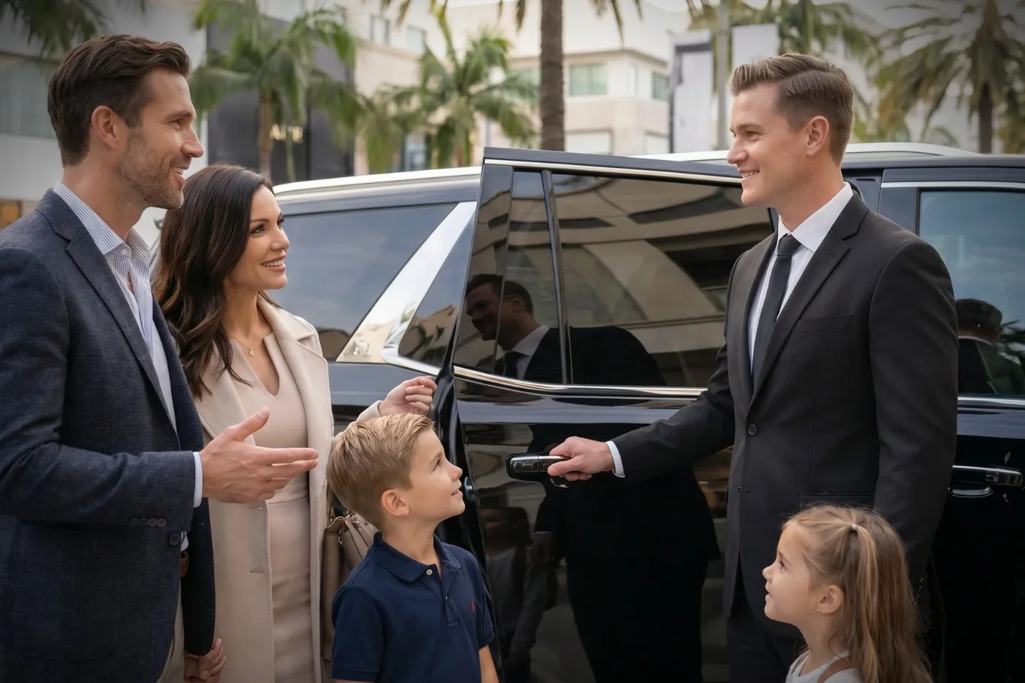 Comfortable airport transportation in Bay, FL with clean luxury vehicles and experienced drivers.