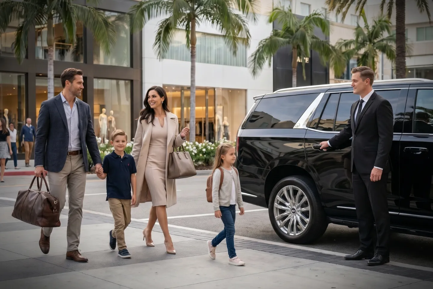 Premium SUV offering reliable chauffeur service in Bay, Florida for business and leisure travel.