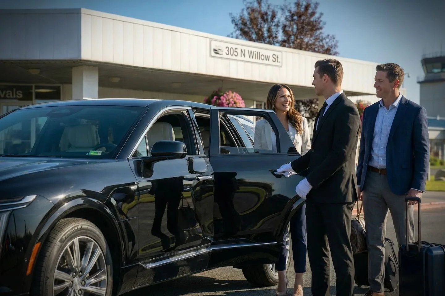 Premium Cadillac Escalade providing Kenai ENA airport car service to the Kenai River and Soldotna Alaska