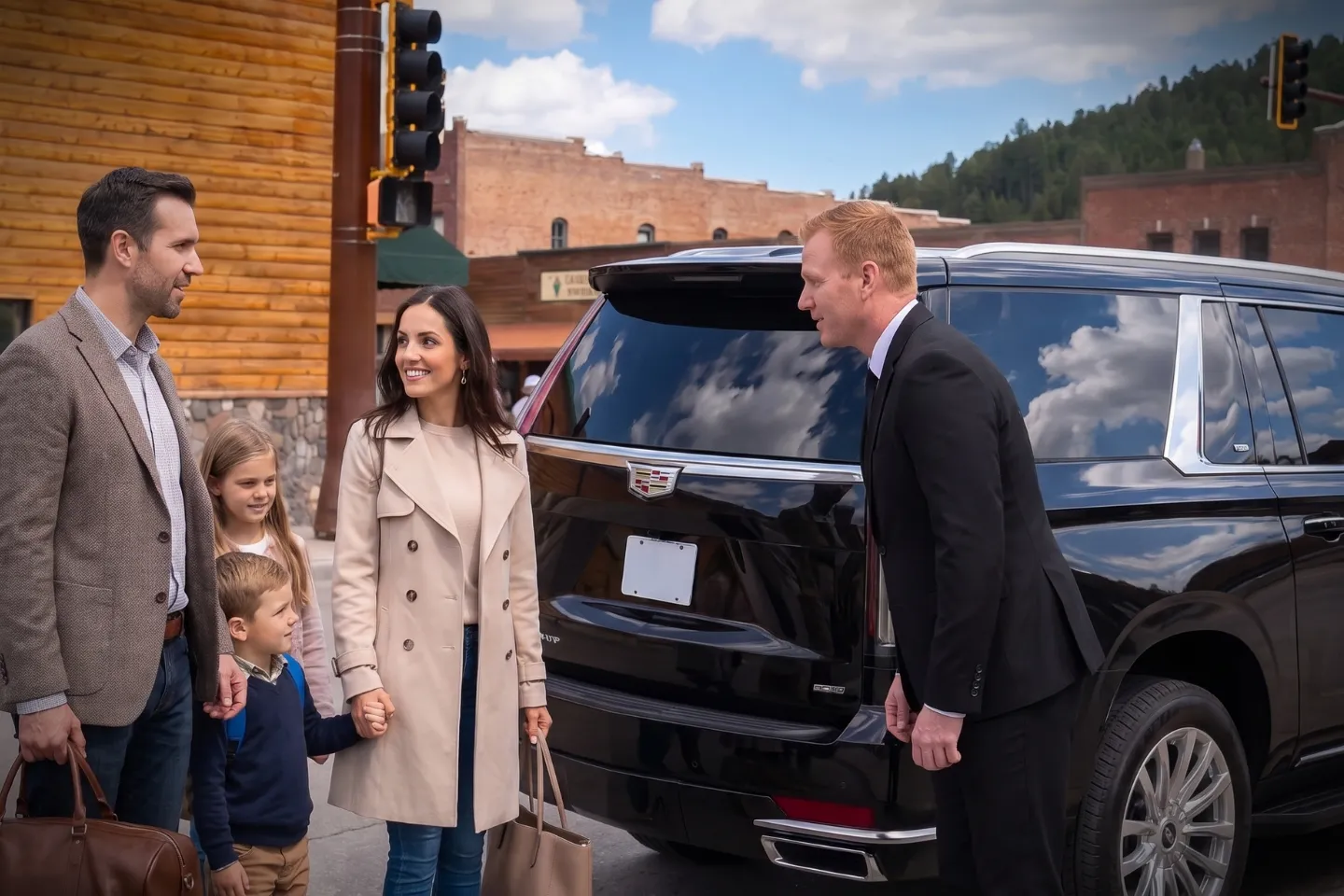Premium chauffeur-driven car service in Custer, Colorado ensuring a smooth and stylish ride.
