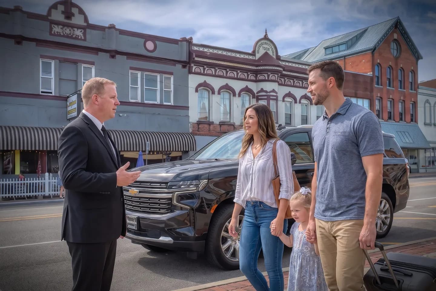 Premium Car Service in Jersey, IL for airport transfers and private rides