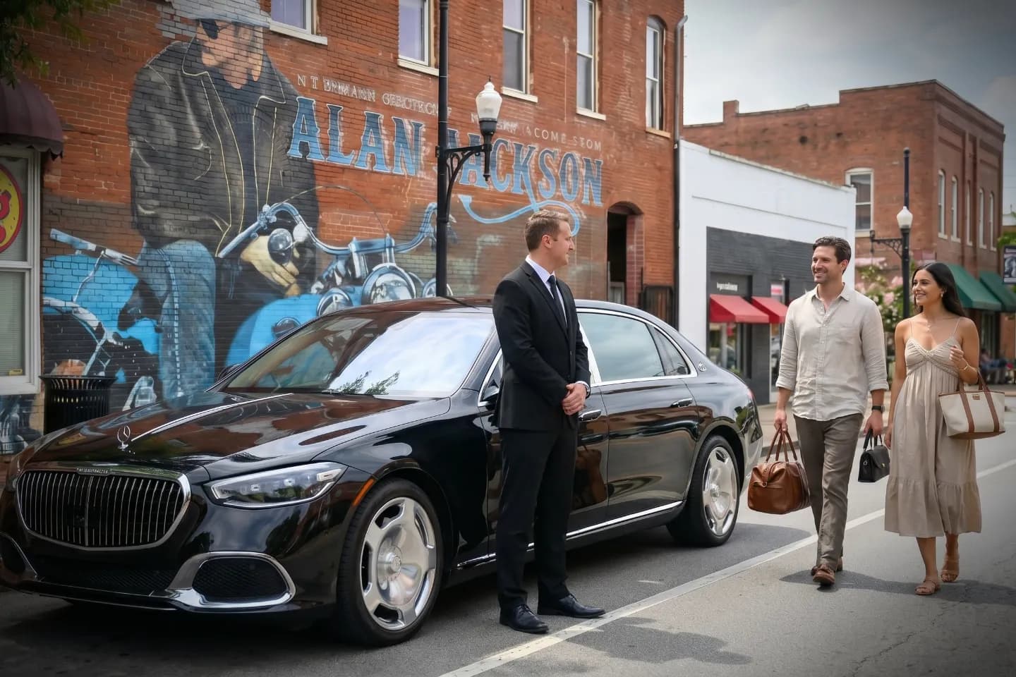 Luxury car service in Coweta, GA with professional drivers