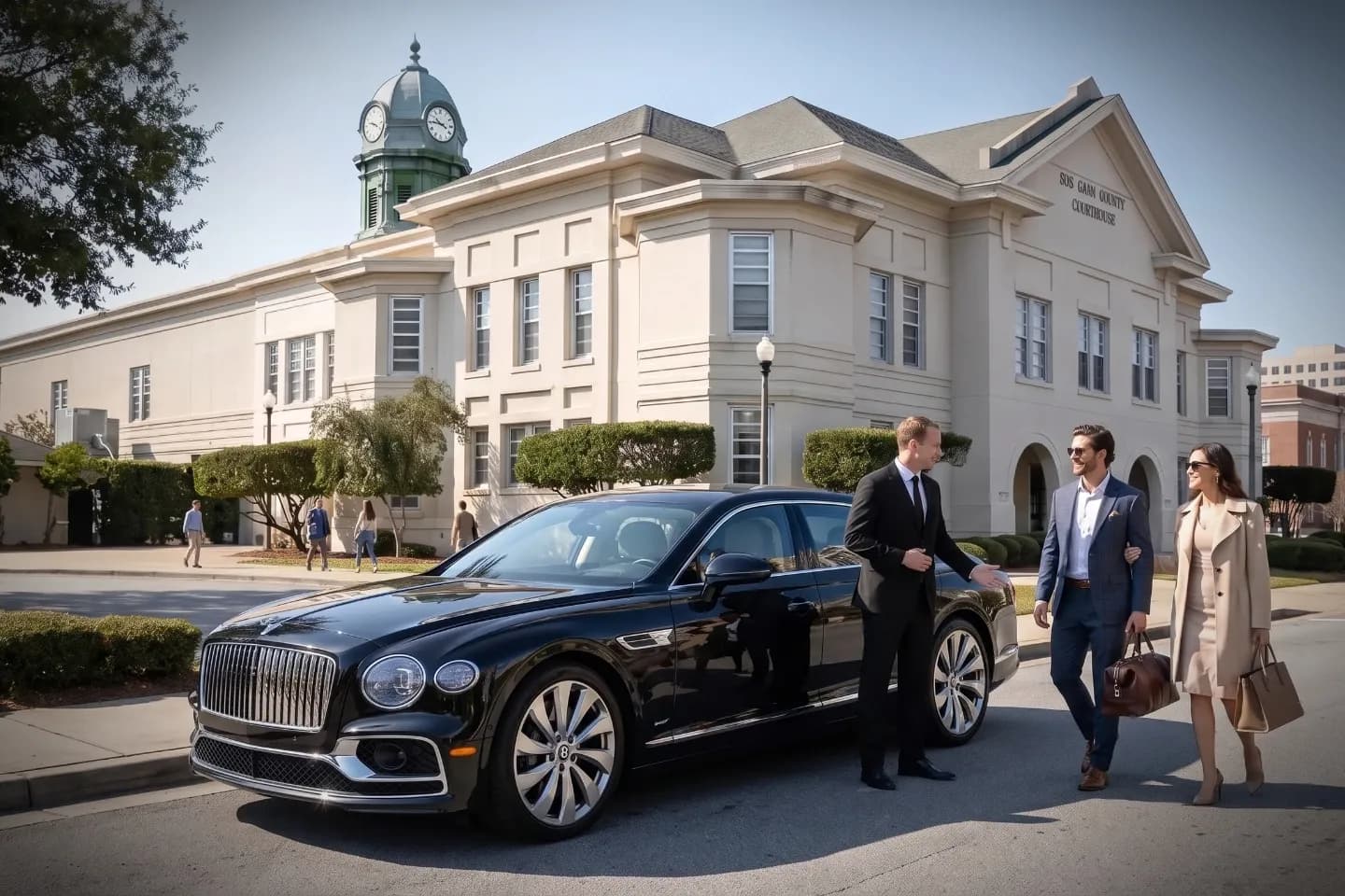 Luxury car service in Dooly, GA offering comfortable rides with professional chauffeurs.
