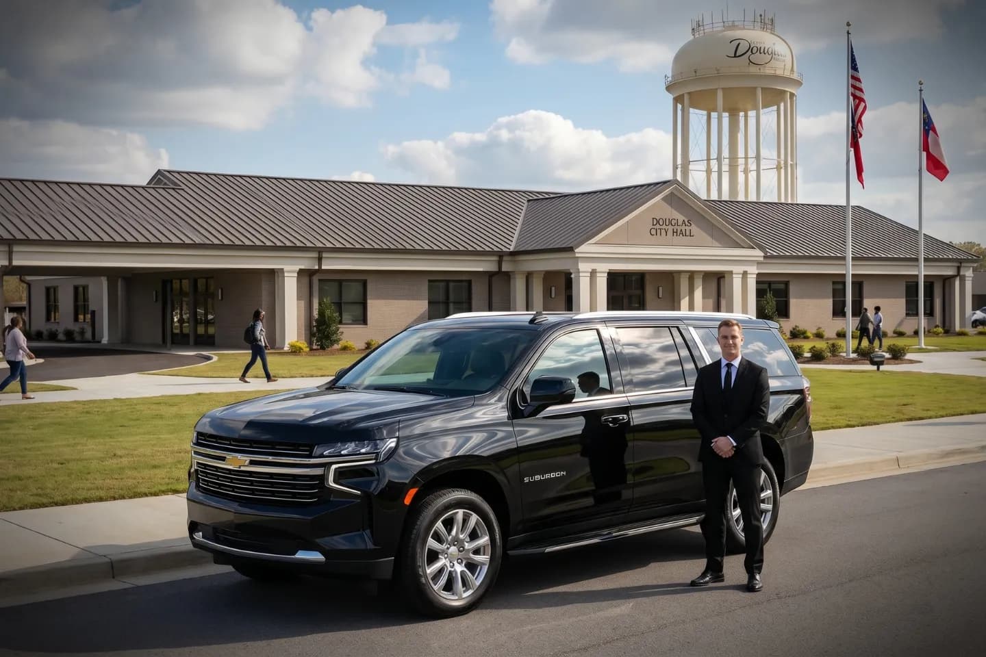 Private car service in Douglas, GA with professional drivers and comfortable vehicles.