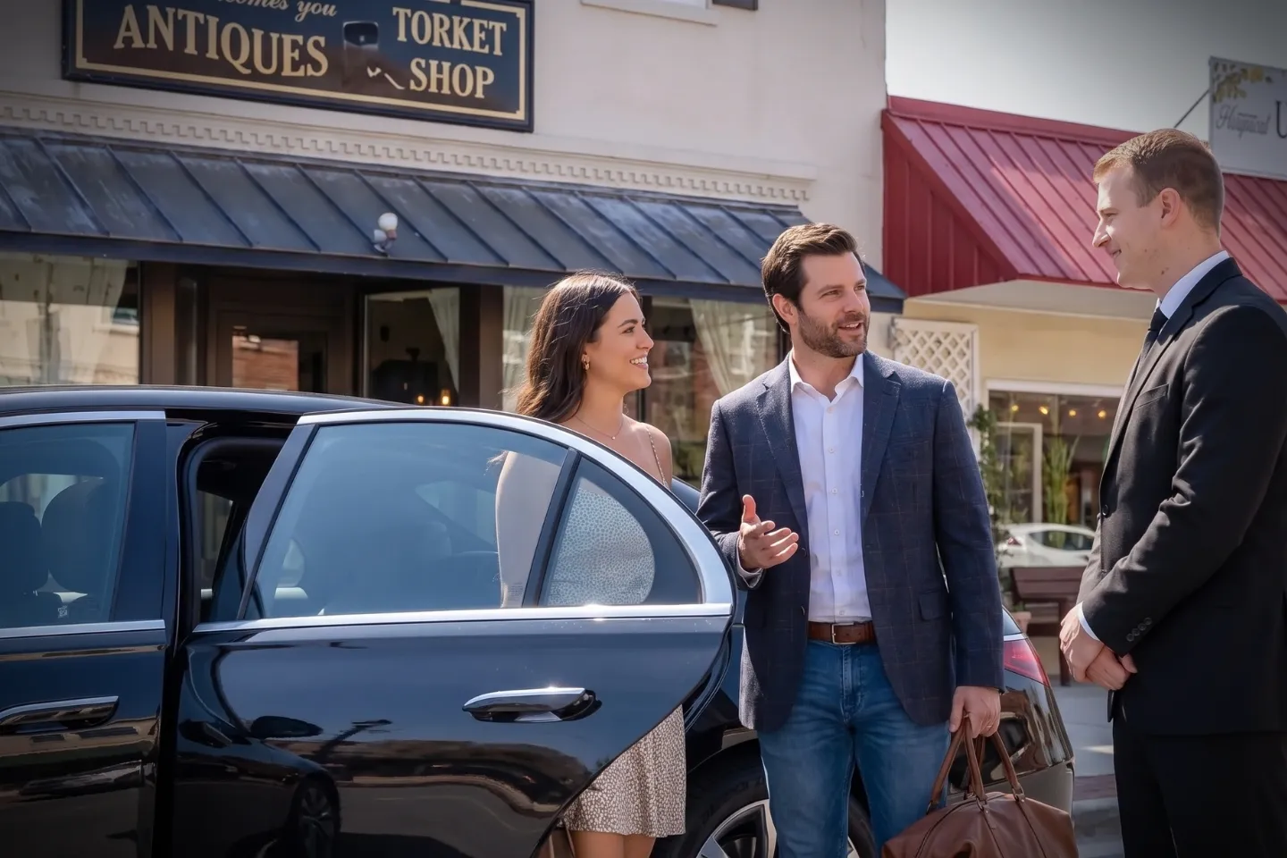 Private chauffeur driving through Effingham, GA while providing dependable Car Service