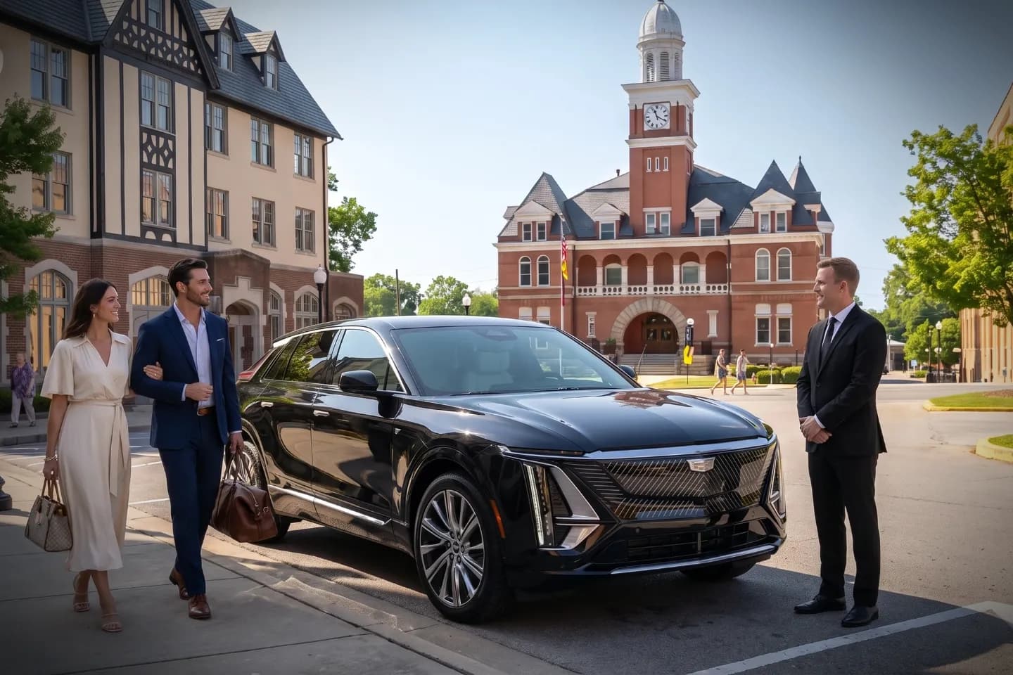 Professional chauffeur providing car service in Elbert, GA for local travel