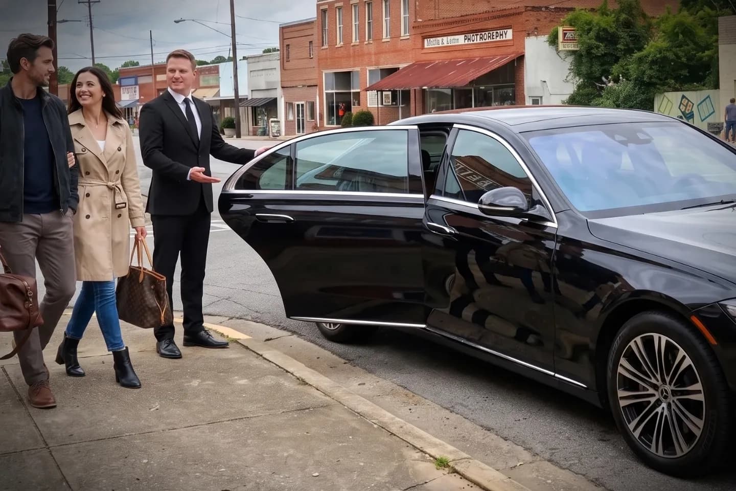 Professional chauffeur providing car service in Wilcox, GA
