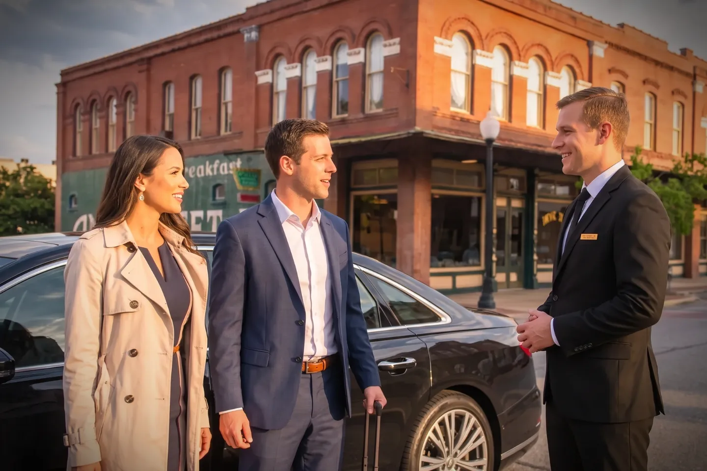 Executive sedan offering convenient car service in Brazos, TX