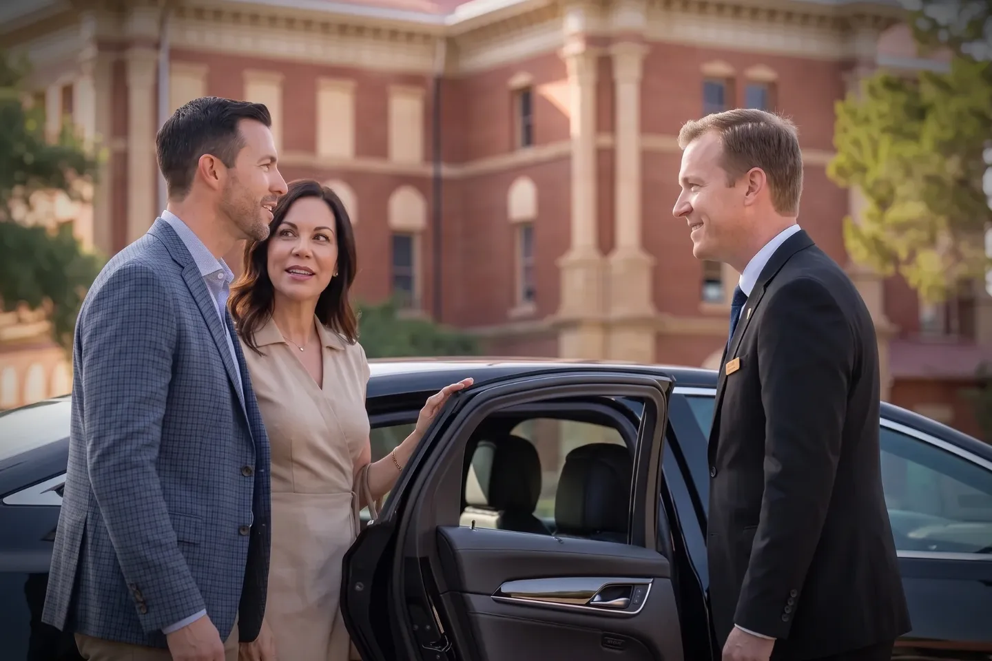 Premium chauffeur car service in Clay, TX with professional drivers