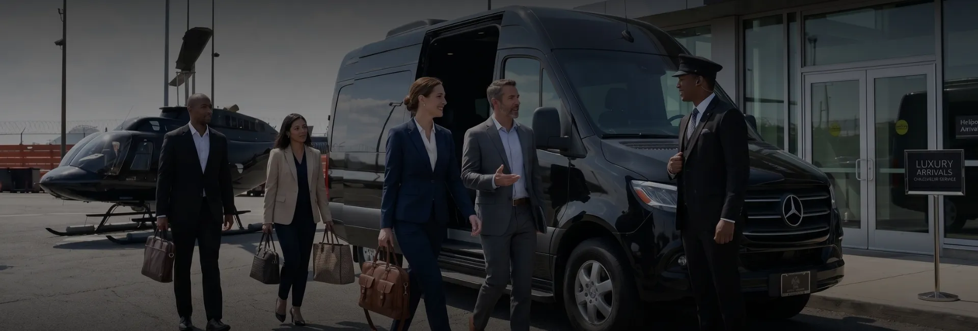 Sprinter Van Rental Service at West 30th Street Heliport (JRA) Airport