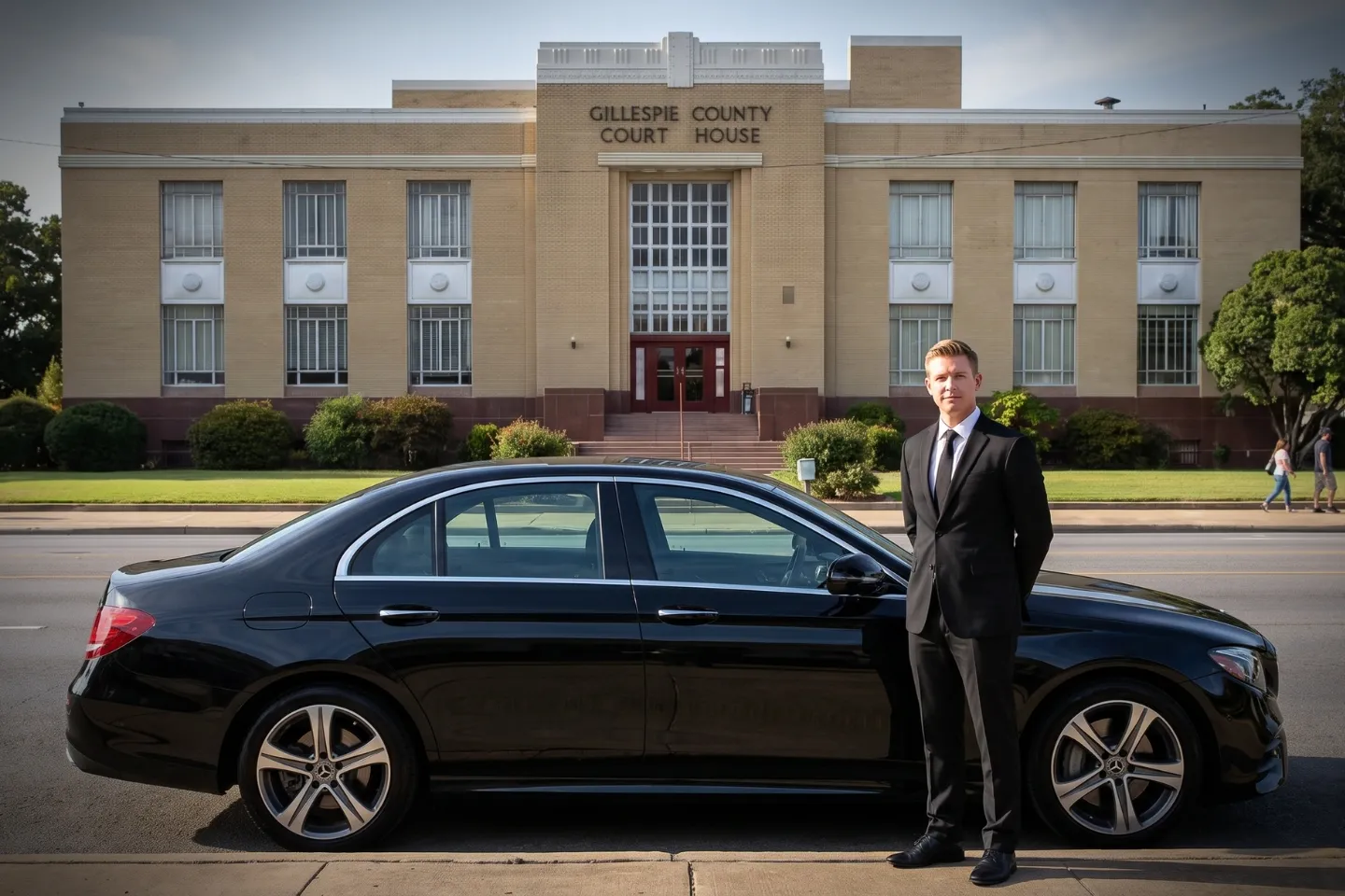Professional Car Service in Gillespie, TX with private chauffeur