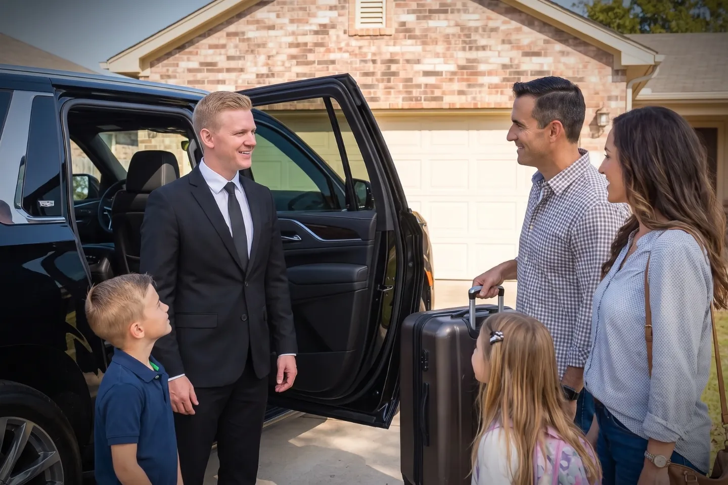 Luxury Car Service in Mitchell, TX with private chauffeur