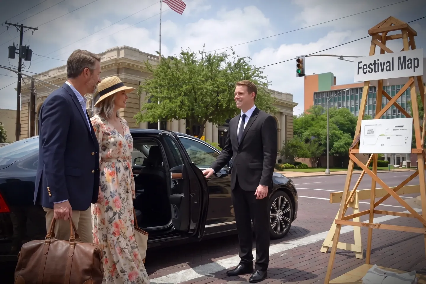 Chauffeur Car Service in Navarro, TX for airport and local travel
