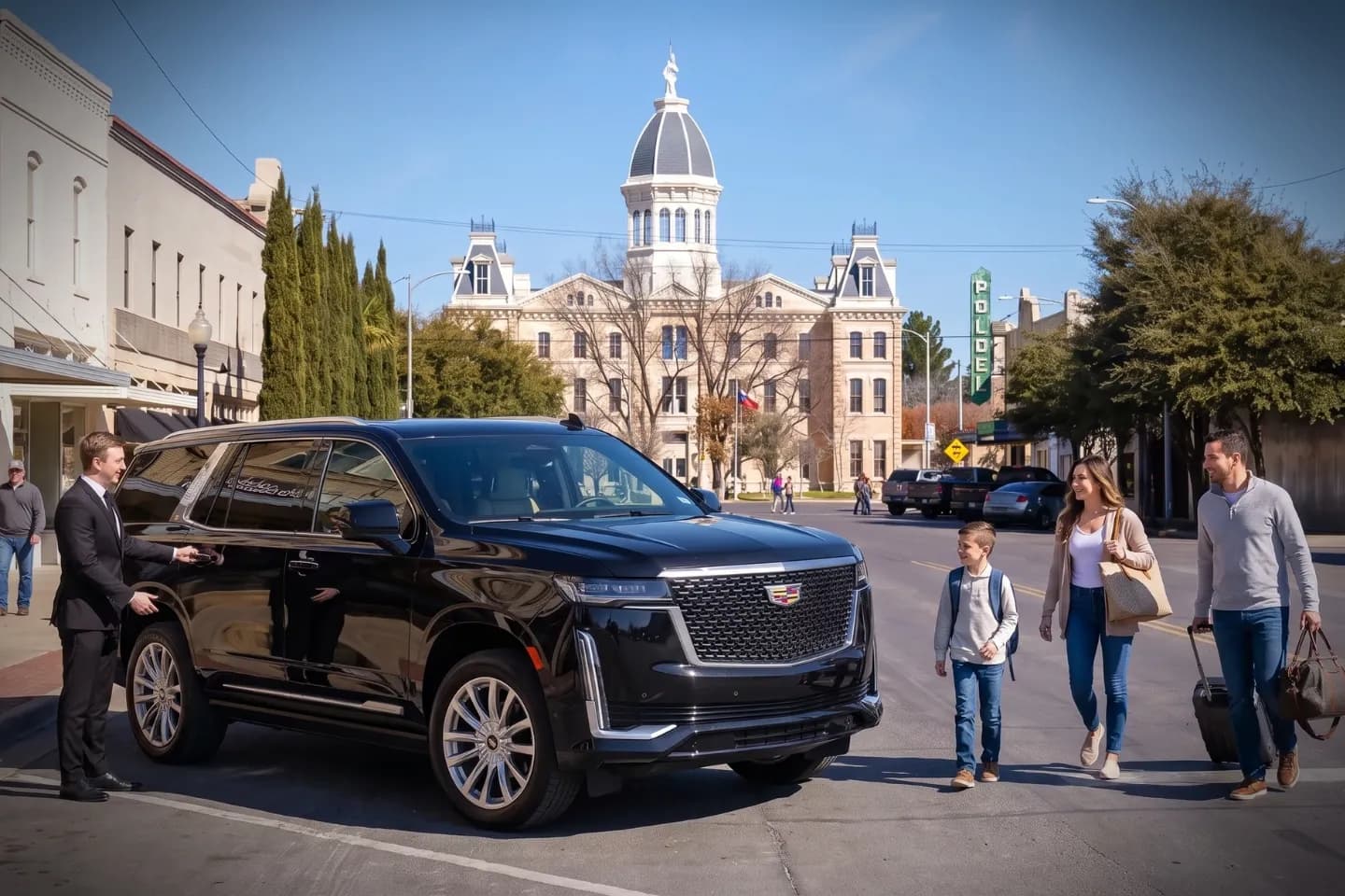 Professional Car Service in Presidio, TX with private chauffeur