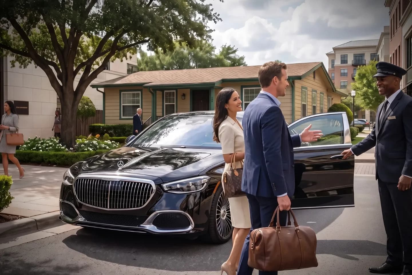 Luxury Car Service in San Patricio, TX with professional chauffeur