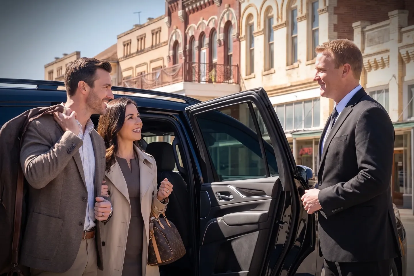 Luxury Car Service in Shelby, TX with a professional chauffeur